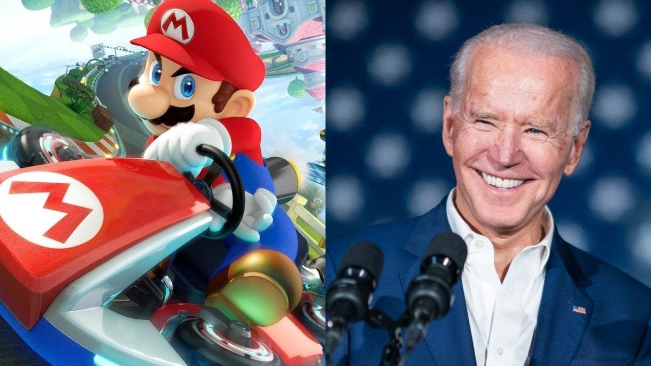Joe Biden est fan de Mario Kart et il l'a prouvé ce week-end